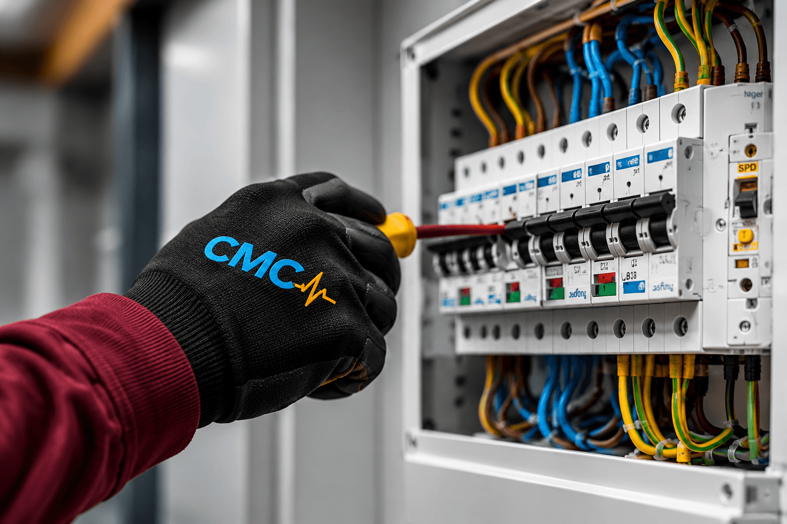 CMC Electrical working on an electrical installation